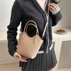Crossbody Bag Trendy Fashion Retro Tote Bag Women 2025 New Solid Color Handbag Minimalist Style Shoulder Bucket Bag