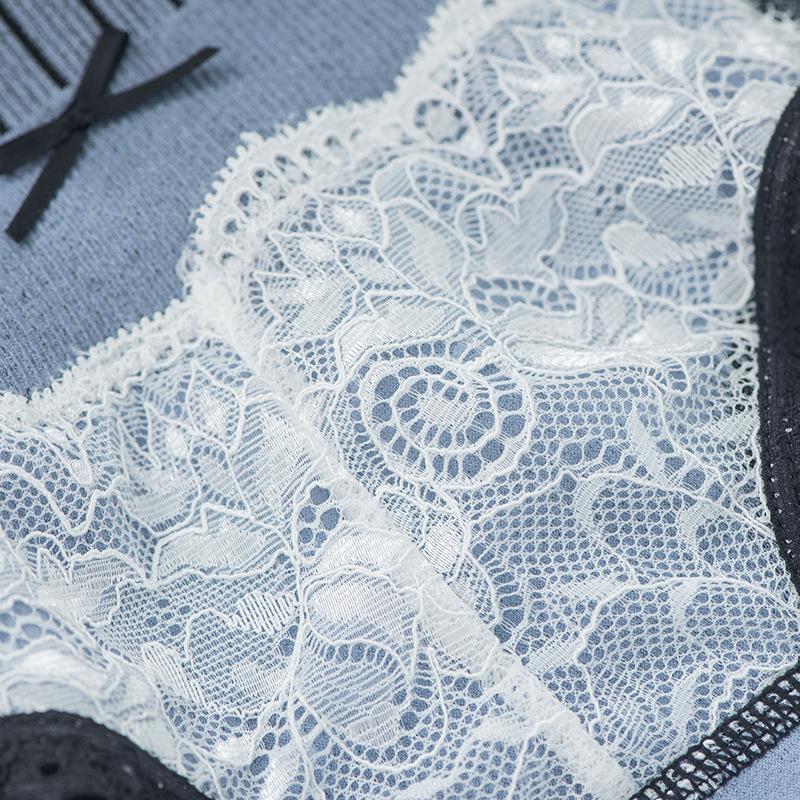 5 шт./компл. женские дышащие, приятные для кожи кружевные трусики, мягкие бесшовные трусы, эластичные удобные хлопковые трусы с высокой талией, промежность