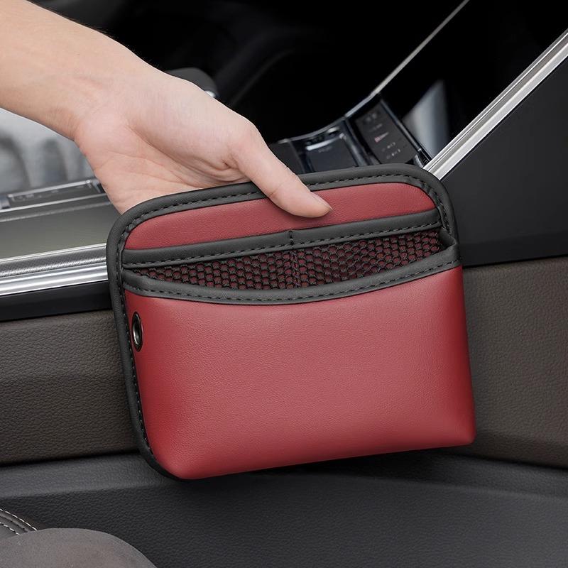 Leather Car Multi-functional Storage Box Organizer Holder For Ferrari Roma Spider 296 488 599 SF90 360 F8 F12 LaFerrari Stradale TG7