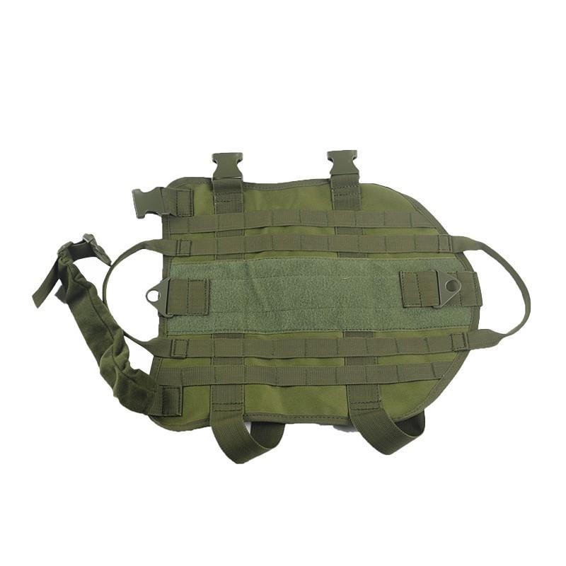 Tactical Dog Vest Harness Set Training Outdoor Activities Durable Nylon Wear-Resistant Medium To Large Breeds