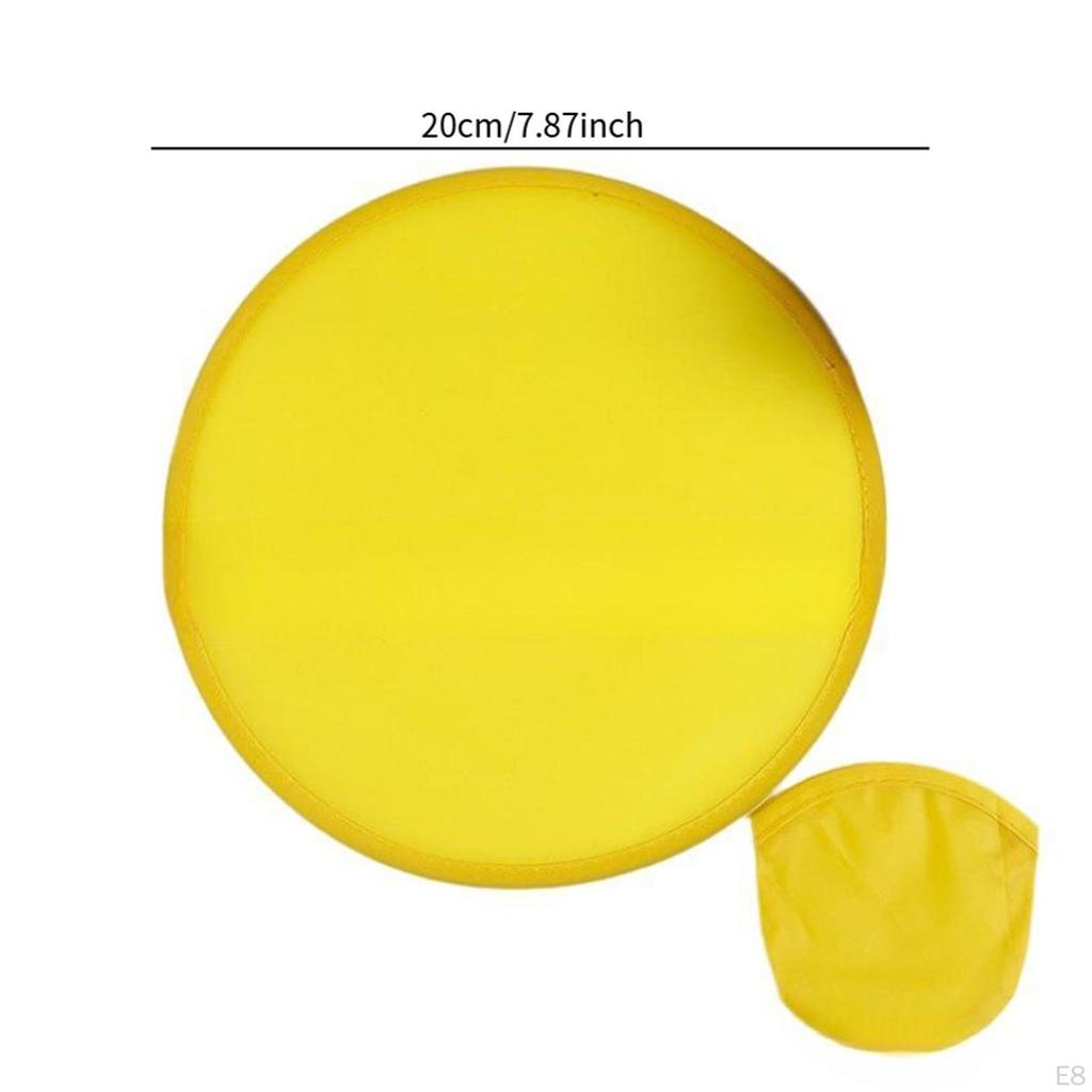 Складной веер из 10 предметов, Летающий диск, Классический, Диаметр 20 см, Круглый, Портативный для