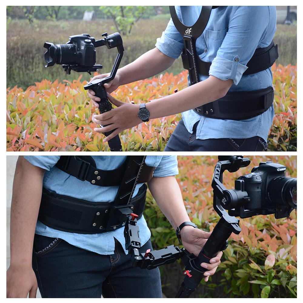 DF DIGITALFOTO THANOS Система стабилизации подвеса с двойным пружинным рычагом + разгрузочный жилет Совместима с DJI Ronin S