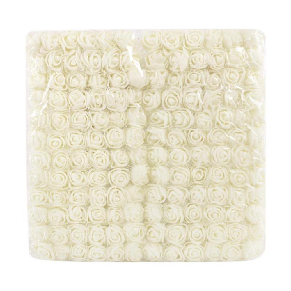 144/288 шт. Мини Кружевная Роза Искусственный Цветок Маленькие Головки Роз из Пенопласта Свадебное Украшение DIY Ремесло Букетные Принадлежности