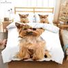Cute Dog Shar Pei Dog 3d Printing Quilt Cover Children's Room Bedding Set Quilt Cover Pillowcase 3 Pieces Home Textile