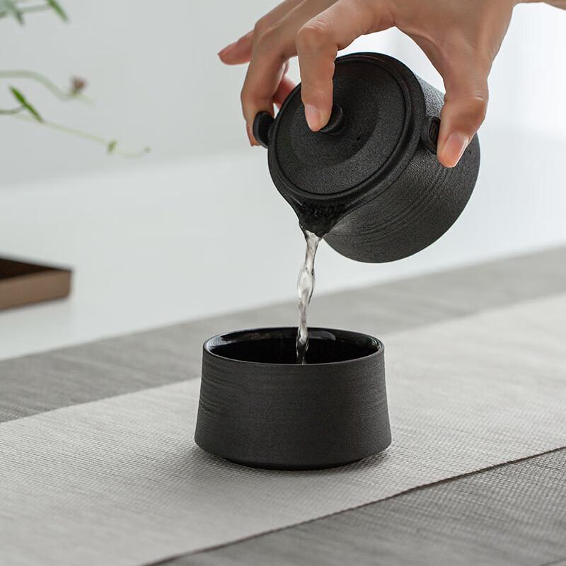 Edenus Coarse Pottery Travel Tea Set