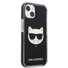 Etui do iPhone 13 mini Karl Lagerfeld Choupette Head Czarne