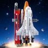 Нетоксичный Toylinx 115 деталей Набор строительных блоков Запуск космического корабля Шаттл Исследование Строительство Ракета Игрушечные кубики Космос Для детей
