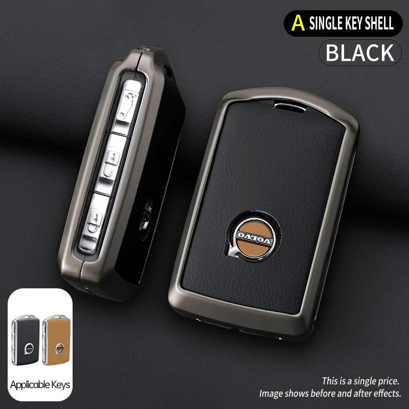 Zine Alloy Car Key Case Shell Cover For Volvo XC60 XC40 XC90 S90 V60 S60 V90 T5 T6 T8 Polestar 1 Polestar 2 Protection Accessory