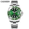 Cadisen New TOP Brand Luxury Men's Watch with Box Water Resistant 200m/660ft NH35 Automatic Men's Mechanical Watches