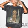 Vintage Comfort Colors Poodle T-Shirt, Funny Dog Lover Gift Tee ID