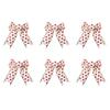 Festive Bow Set Christmas Decoration Enhances Holiday Ambiance Large Decorative Bows Cheerful Festive Atmosphere