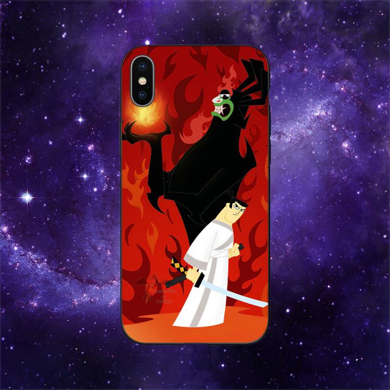 Мультяшный чехол для телефона Самурай Джек для iPhone 11 12 Mini 13 Pro XS Max X 8 7 6s Plus 5 SE XR