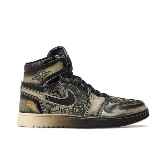 Air Jordan 1 High Zoom Comfort 2 Día De Muertos Мужские Ретро FQ8155-010