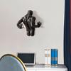Male Abstract Sculpture Resin Art Wall Decor Human Body Statue Wall Mount Artistic Figure Sculpture for Home Living Room Gallery