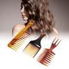 Набор из 3 расчесок для волос, профессиональный портативный домашний парикмахерский инструмент для укладки волос с широкими зубцами