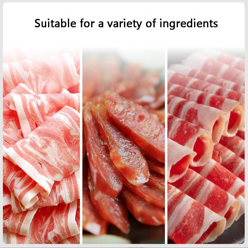 10-дюймовый полуавтоматический набор ножей для нарезки мяса, электрическая машина для нарезки свежезамороженных бараньих рулетов