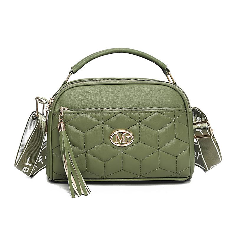 Новая женская сумка-мессенджер осенне-зимний тренд универсальная ромбовидная сумка с бахромой большая вместимость модная портативная наплечная сумка для девушек