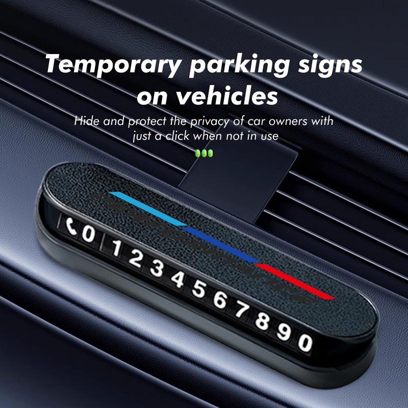 GVSW4 For BMW Temporary Parking Card Phone Number Plate Sticker Display Auto Accessories 1 3 4 5 6 7 Series M X1 X3 Performance Alpina