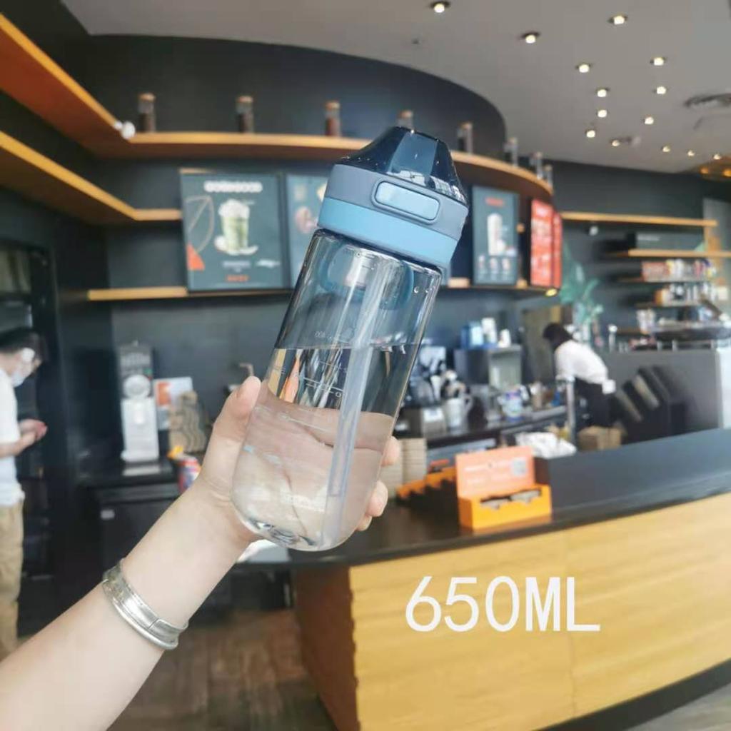 Outdoor Sports Plastic Cups Plastic Cups with Convenient Handles and Duckbill Straws for Students.