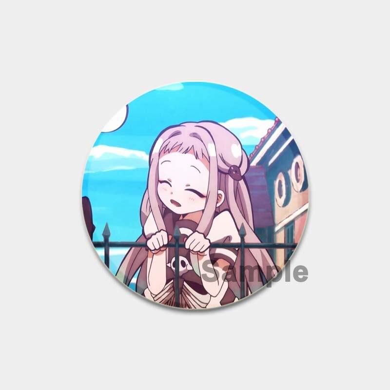 58 мм значки в стиле аниме Hanako Kun на унитаз, аксессуары для рюкзака NENE, значки манги, булавки, мультяшные броши для одежды, сумка, декор, подарки