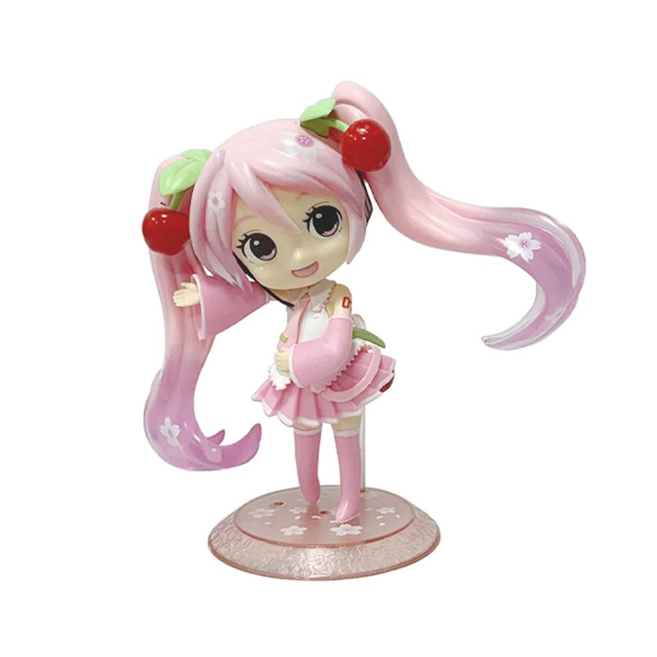 11-20 см Фигурка Хацунэ Мику X Киннаморолл Аниме Коллекционные Модели Декоративные Украшения Детский День Рождения Рождество Каваии Подарок