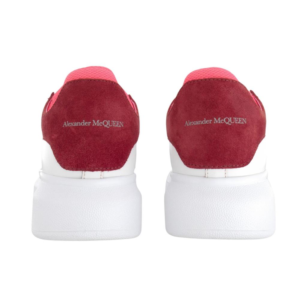 (WMNS) Alexander McQueen Oversized Sneaker 'White Velvet Fuchia' Women's 755621WIDJZ8709