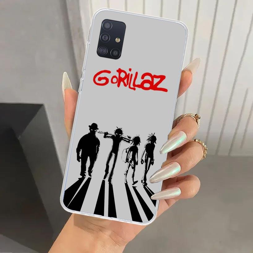 Чехол для телефона Gorillaz Anime для Samsung Galaxy A52 A32 A22 A12 A02S A50S A30S A10S Note 20 Ultra 10 Plus S10 A31 A20 A71 A72 Galax