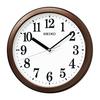 Seiko Clock Seiko Clock Настенные часы Радио Аналоговые Компактный размер Коричневый металлик Диаметр 28,0x4,6 см BC416B