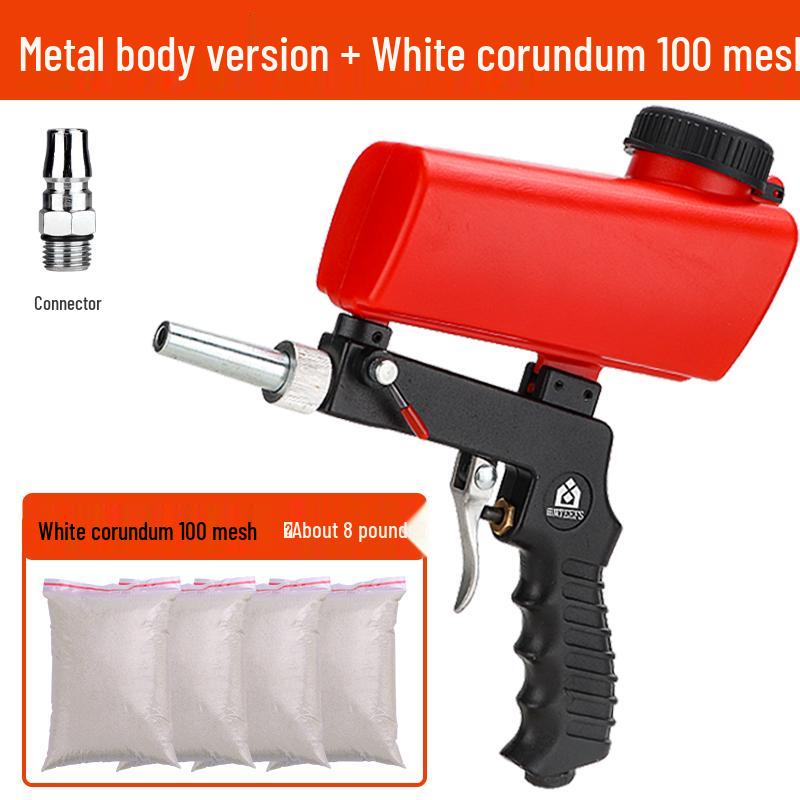 Tianfeng Handheld Pneumatic Sandblasting Gun - Rust Remover & Metal Refurbisher