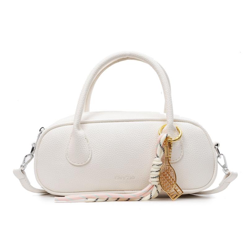 Популярная модная высококачественная портативная сумка-багет с узором личи, женская универсальная темпераментная нишевая повседневная сумка-мессенджер для поездок на работу