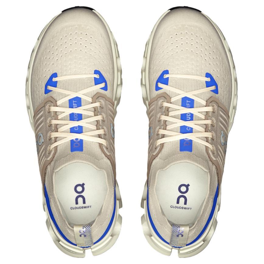 On Cloudswift 4 Low top Casual Running Shoes Men's Beige Blue 3MF10133347