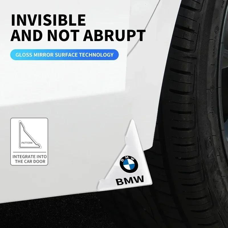 2 шт. Уголок двери автомобиля Защита от столкновений Прозрачная наклейка Для bmw e46 e39 e90 e60 e30 f10 f11 f20 f30 g20 g30 x1 x3 x5 z4