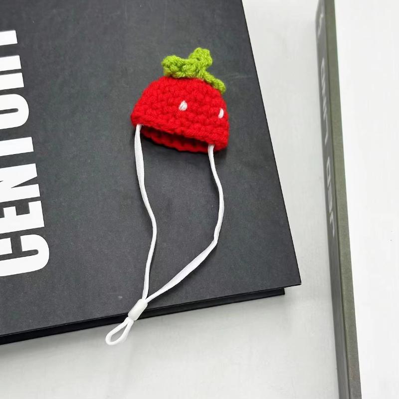 Cute Handmade Knitted Hat Hamster Decoration Chipmunk Guinea Pig Hamster Accessories Hamster Toy Halloween Christmas Pet Decor