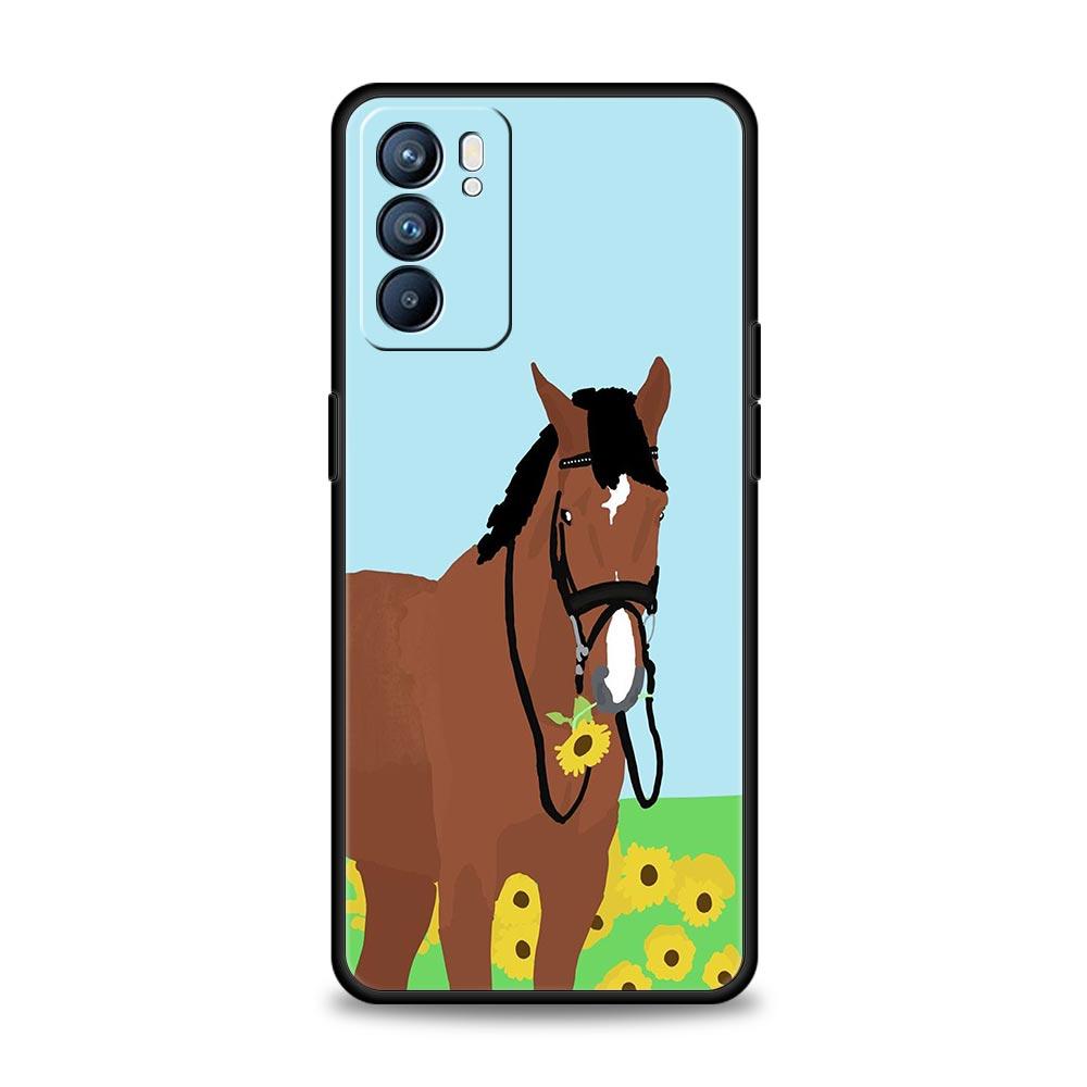 Frederik The Great Beauty Horse Phone Case For Oppo A54 A53 A52 A9 2020 A15 A95 A16 A76 A74 A12 Find X5 Reno6 Pro Plus 5G Cover
