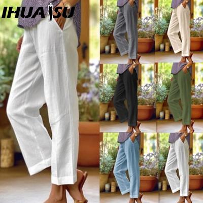 Женские модные повседневные однотонные брюки и капри с принтом