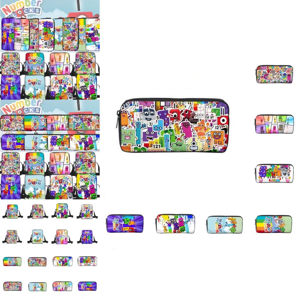 Рюкзак Numberblocks с застежкой-молнией и вместимостью 20 л, устойчивый к износу