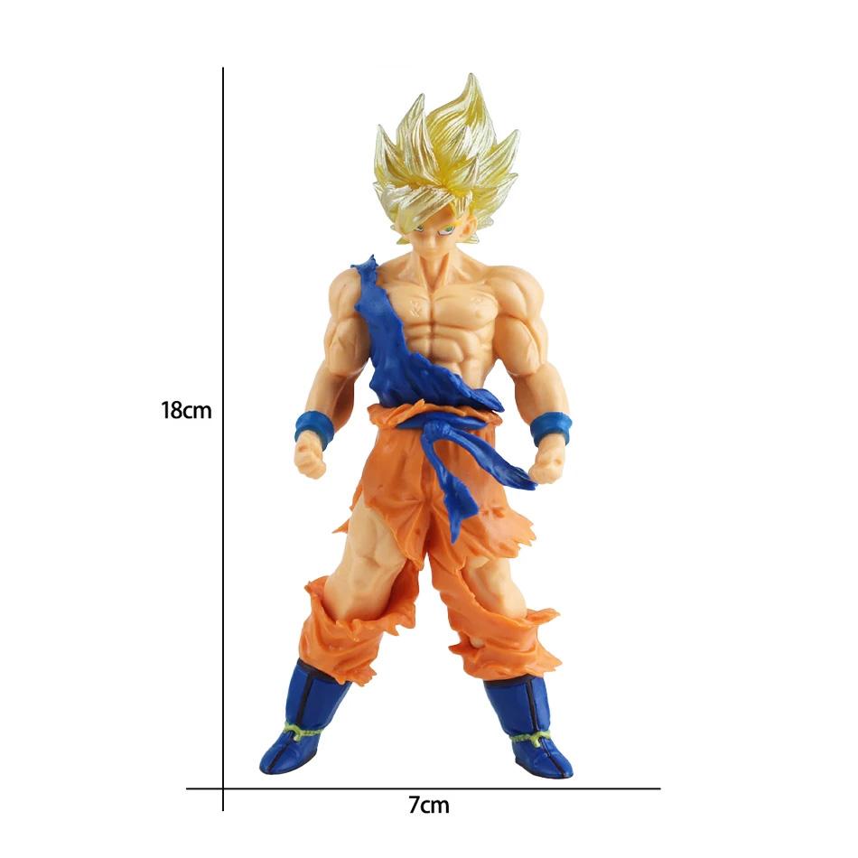 17-18 см Аниме Dragon Ball Z Супер Сайян Сон Гоку Броли Веджета Аниме Фигурка Действия Модель Милые Подарки Коллекционные Фигурки для Детей