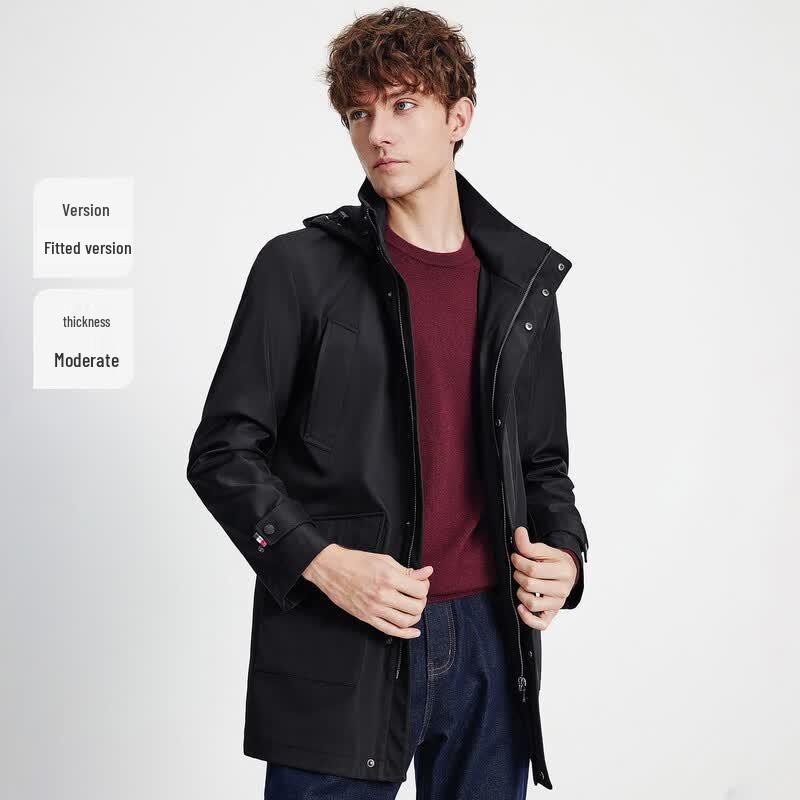 Navigare Men's Hooded 3-Proof Commuter Jacket