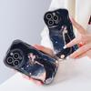 For OPPO A17 A18 A38 A58 A98 Reno7 Z 8Z 8T 11F 11 Pro Realme 12 Lite 12 Pro C30 Starry Sky Black Skirt Girl Cream Texture Soft Silicone Phone Case