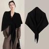 New Version Women’s Neck Wrap • Autumn & Winter Thickened Warm Shoulder Shawl • Female Triangular Knitted Scarf