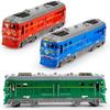 Simulation Scale Rail Vehicle Toy Miniature Train Car Toys Inertial Train Model  Kids Toys