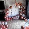 Balloon Arch Stand with Base Flexible Free Bending Half Balloons Arch Frame Backdrop Kit for Wedding Birthday Party Baby Shower