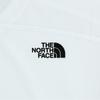 [Официальный North Face] Nt7ur15j White Label Гибридная вафельная футболка с коротким рукавом с круглым вырезом Белый
