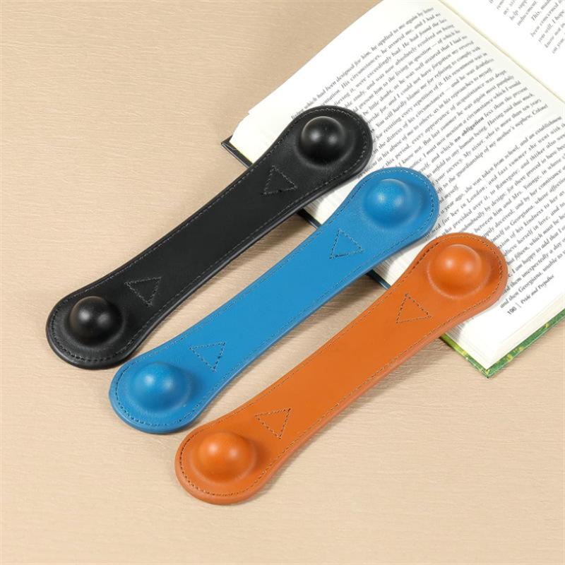 Dual-Sided Magnetic Leather Bookmark & Page Holder