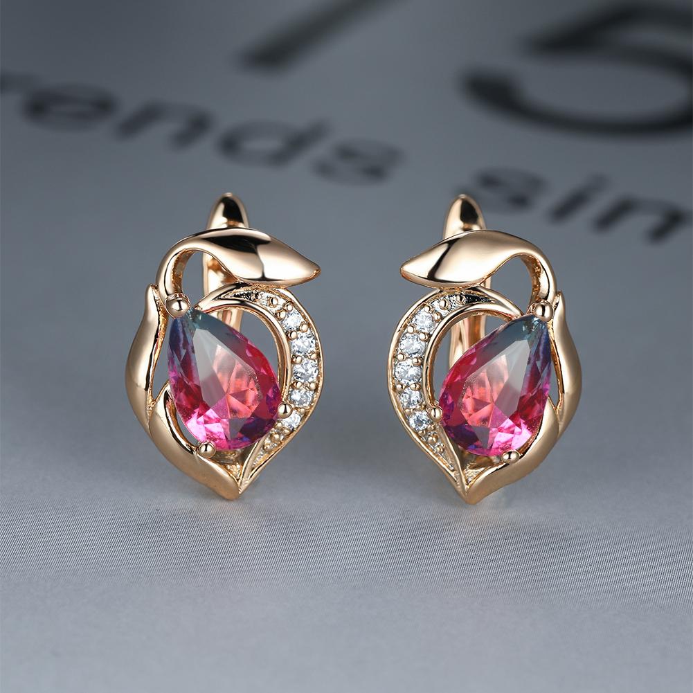 Серьги-гвоздики с сердечком в виде капли воды, серьги-гвоздики с синим камнем для женщин, на свадьбу, помолвку, висячие ювелирные изделия для невесты, подарок
