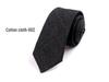 New Plaid Twill Cotton Tie: Men's Business Casual Korean Style for Weddings