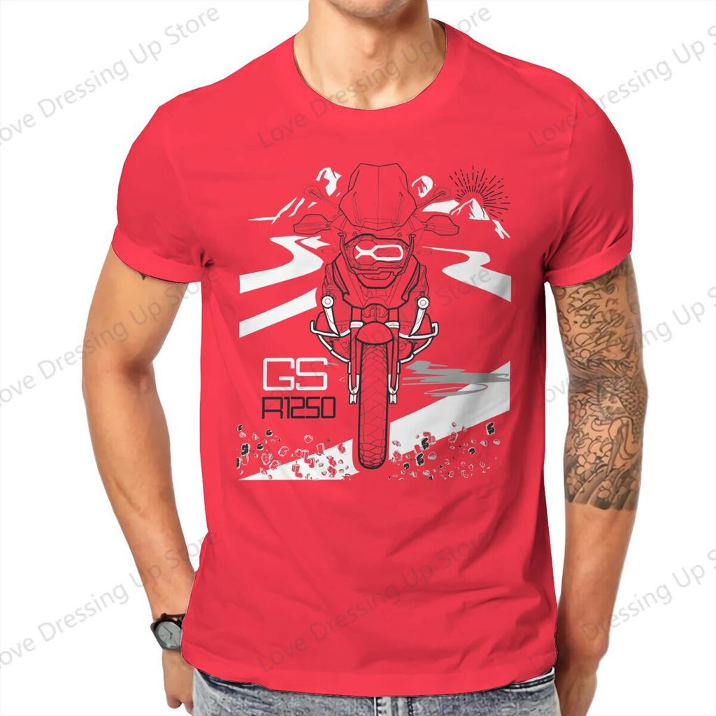 Gs Motorcycle 1250 R 1250 Tshirt Graphic Unisex Tops Vintage Homme Summer Cotton Clothes Harajuku T Shirt