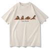 Monkey Punch Baby Monkey T Shirt 2026 WomenUnisex Clothing Cotton Clothes Graphic Tops for Lover Gifts Hight Quality T Shirts