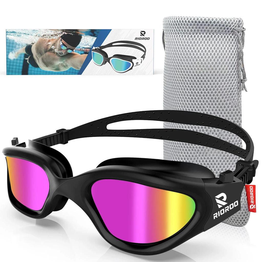 Adult Swim Glasses Professional Goggles  Anti-fog UV Protection Men Women Swimming Goggles Waterproof Adjustable Silicone inPool