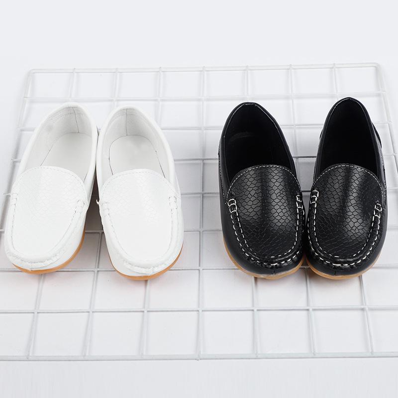 Летние кожаные лоферы для мальчиков - Новая повседневная детская обувь